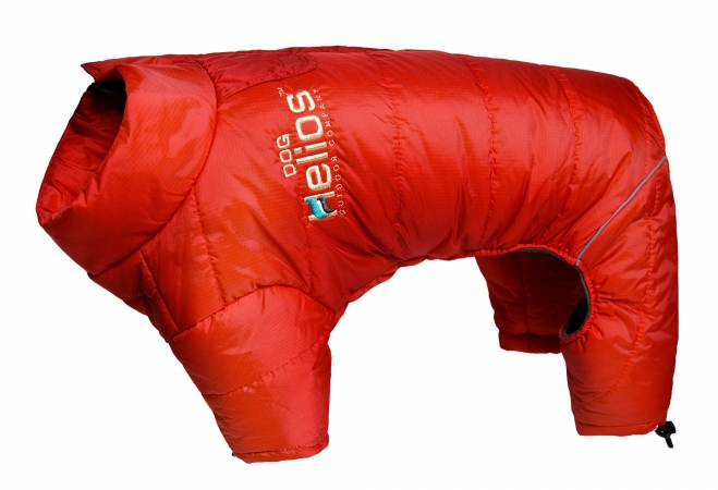 Picture of Pet Life JKHL6RDSM Helios Thunder-crackle Full-Body Waded-Plush Adjustable and 3M Reflective Dog Jacket- Red - Small