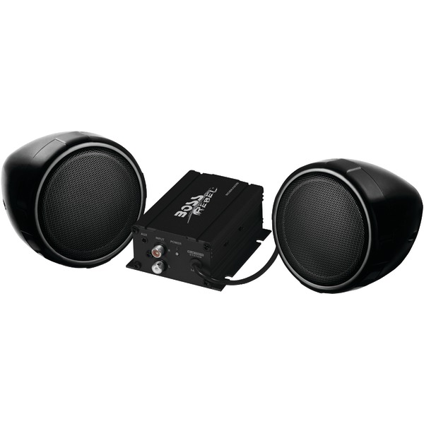 Boss Audio MCBK420B All-Terrain 600-Watt Black Speake. Amp System With Bluetooth