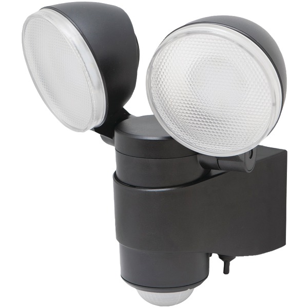 Battery Powered Motion Activated Dual Head LED Security Spotlight -  House, HO117368