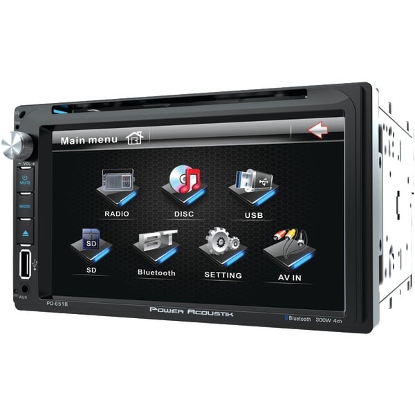 Picture of Power Acoustik PD 651B Double-DIN In-Dash LCD Touchscreen DVD Receiver
