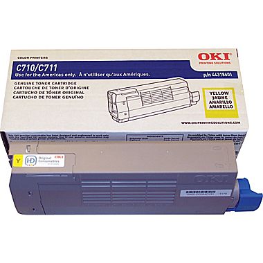 Picture of Oki 44318601 C711 Series Yellow Toner Cartridge