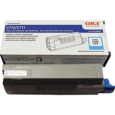 Picture of Oki 44318603 C711 Series Cyan Toner Cartridge