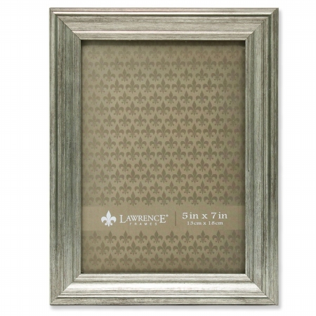 Sutter Burnished Picture Frame - Silver, 0.71 in.