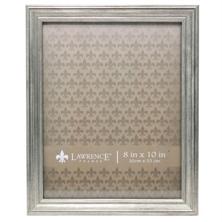 Sutter Burnished Picture Frame - Silver, 0.80 in.