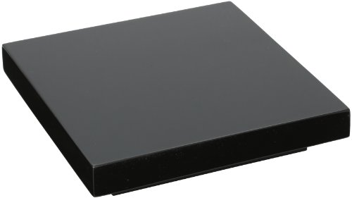 Picture of Rosseto Serving Solutions SW105 Single Bamboo Square Riser Cap- Black Gloss