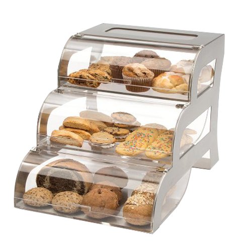 Picture of Rosseto Serving Solutions BK010 Bakery Stand 3-Tier with Stainless Steel Frame