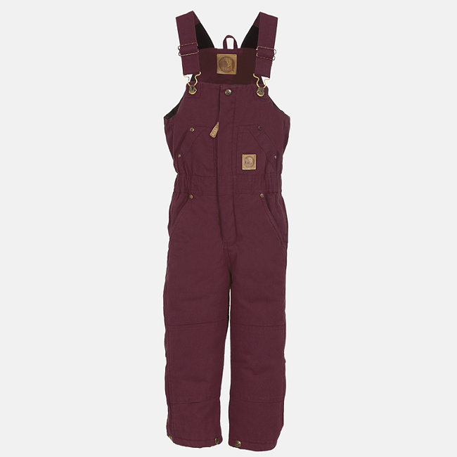 Toddler Washed Insulated Bib Overall - Plum - 3T