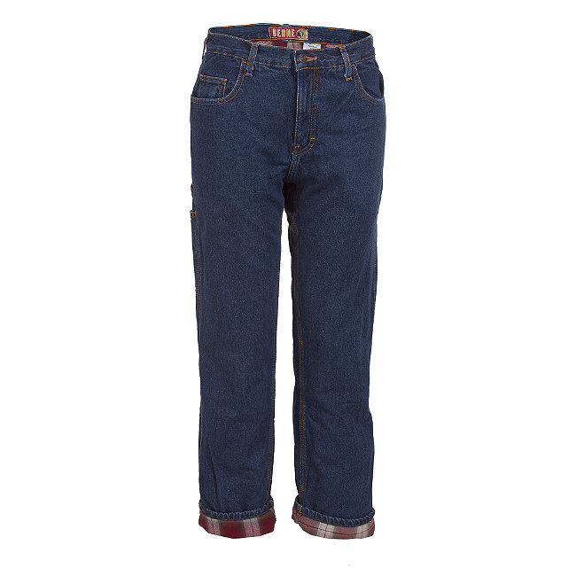 P2213SWD32560 Original Lined Dungaree, Stone Wash Dark - 56 x 32