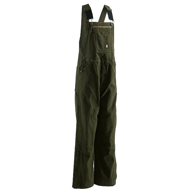 Picture of Berne Apparel B1068BBR580 Unlined Washed Duck Bib Overall&#44; Bark - 58 x 32