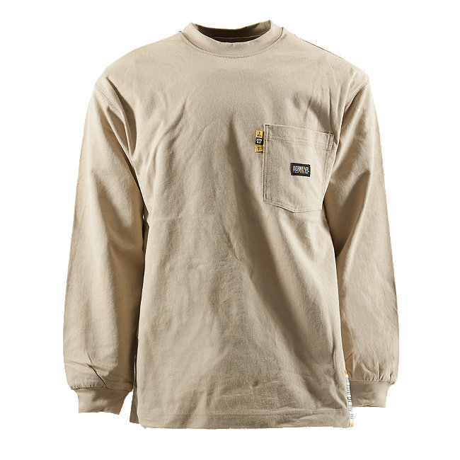 FRK11KHR400 Fr Crew Neck T-Shirt- Khaki - Medium
