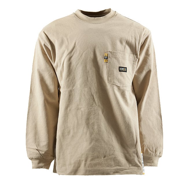 FRK11KHR520 Fr Crew Neck T-Shirt- Khaki - 2 Extra Large