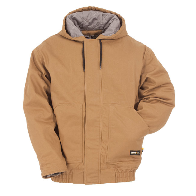Fr Hooded Jacket- Brown Duck - Large