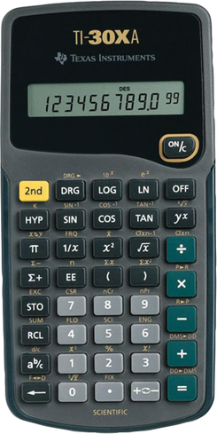 Picture of Texas Instruments 10119 30Xa Scientific Calculator