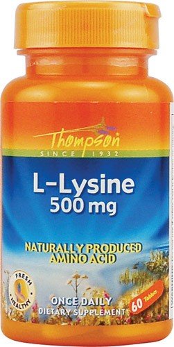 Picture of Frontier Natural Products 214599 L-Lysine 500 mg 60 Tablets