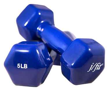 20-5505-2 5lb Vinyl Dumbbell Pair