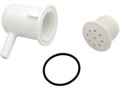 670-2300B 0.38 in. Top-Flo Air Injector Barb Ell - White