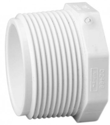 1.5 in. Schedule 40 PVC Plug - Mipt