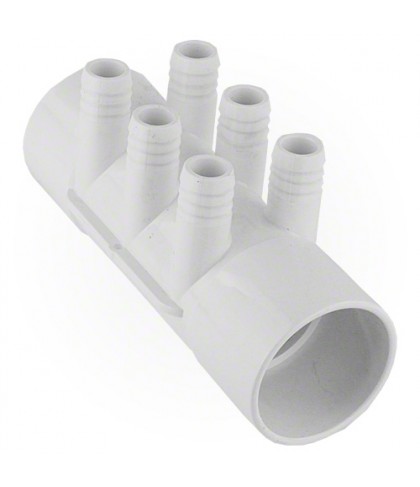 672-7120B 6 Port Barb Manifold