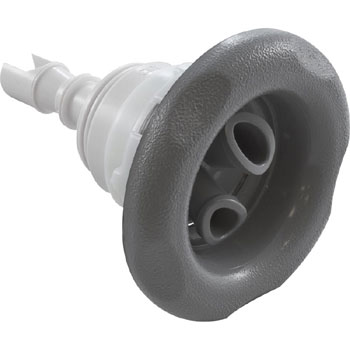 5-Scallop Twin Roto Thread in Poly Storm Gunite Jet internals Gray