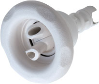 229-8120 5-Scallop Twin Roto Thread in Poly Storm Gunite Jet internals White