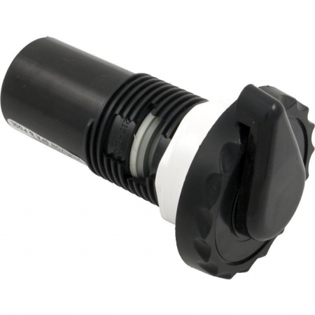 660-3561 1 in. Top-Access Air Control  Scalloped Style Black