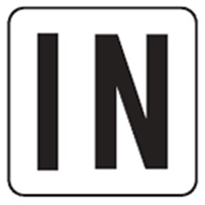Inlays V623505 6 in. Vinyl Stickon  IN