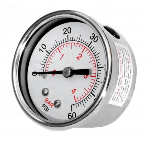 830-4000SS-B Optional Pressure Gauge
