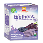Picture of Frontier Natural Products 228631 Gentle Organic Teething Wafers Blueberry & Purple Carrot - 1.7 oz.