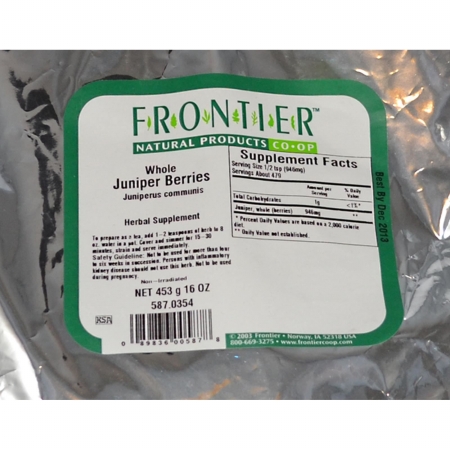 Picture of Frontier Natural Products 587 Juniper Berries Whole