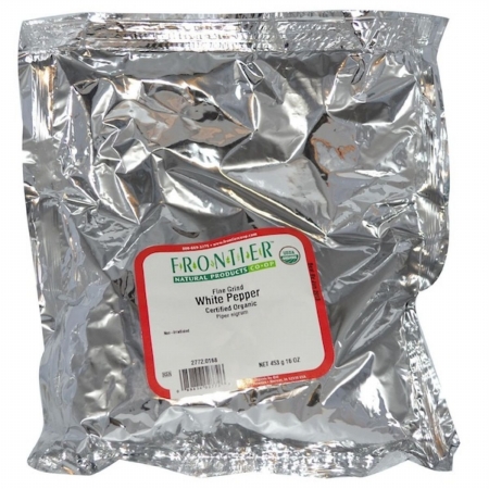 Picture of Frontier Natural Products 2772 Pepper- White Fine Grind û 40 Mesh Organic