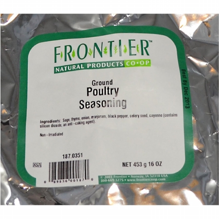 Picture of Frontier Natural Products 2724 Ground Poultry Seas 1Lb.
