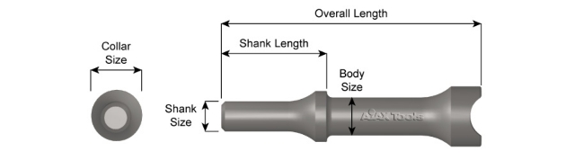 AJX-A965 Jp Sk 0.498 Shank Tie Rod Tool