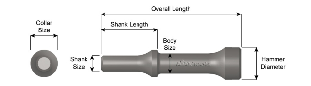 Picture of Ajax Tools  AJX-A967 1 in. Diameter Jp Sk Bump  Hammer