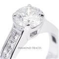 Diamond Traces D-P1272-7-CM020_Round-1681 2.31 Carat Total Natural Diamonds 14K White Gold 4-Prong Setting Accents Engag Diamond Traces D-P1272-7-CM020_Round-1681 2.31 Carat Total Natural Diamonds 14K White Gold 4-Prong Setting Accents Engag