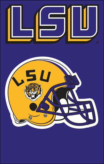Picture of The Party Animal AFLSU AFLSU LSU 44x28 Applique Banner
