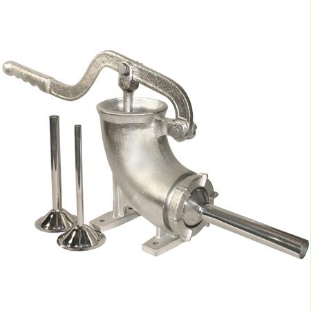 Picture of Weston 36-5005-W 5 lb Tinned Stuffer - Included 3 Stainless Steel Funnels -