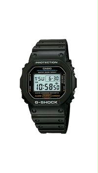 Picture of Casio DW5600E-1V Mens G-Shock Illuminator Digital Black Resin Band Watch