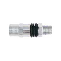 Variable Angle Swivel Fitting - Black - 0.25 in. - Durable Rubber Cover