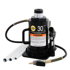 Omega Hydraulic Bottle Jack - Black, 30 Ton Capacity (18302C)
