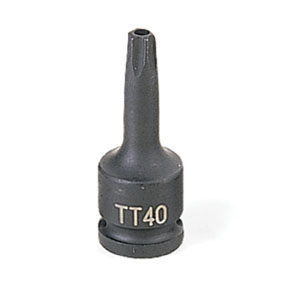 Grey Pneumatic 3/8" Dr x TT27 Tamper Proof Star Driver Socket (1127TT)