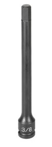 Grey Pneumatic 3/8" Drive x 4mm Hex Driver 6" Length Socket (19046M)