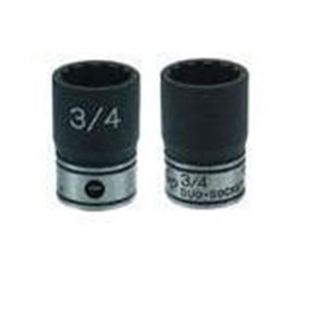 3/8" Drive, 1/2" SAE Socket, 6 Points, Duo-1/2"Dx30mm,D