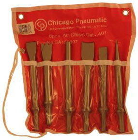 Picture of Chicago Pneumatic  CPT-CA155807 0.40 in. Shank Chisel Set