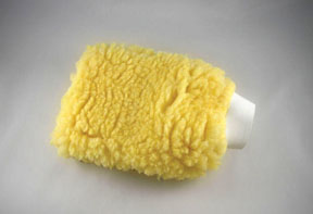 Gold Wash Mitt With Cuff