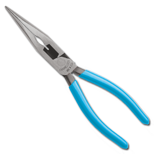 CNL-E318 High Leverage Long Nose Plier With Side Cutter -  Channellock