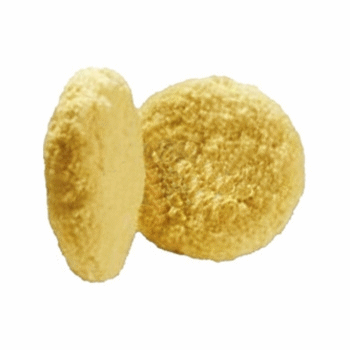 3 in. Yellow 4-ply Wool Pad