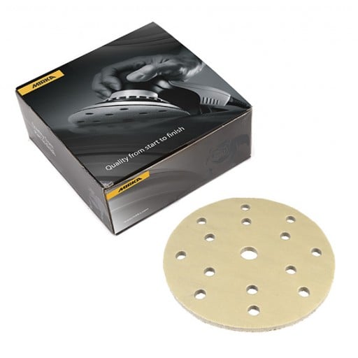 Mirka Abrasives   6 in. Gold Soft Grip Disc P800