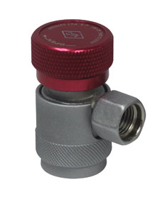 Picture of Mastercool  MSC-82834-SL High Side Manual R134a Safety Lock Coupler  14 mm. - F x 16 mm.