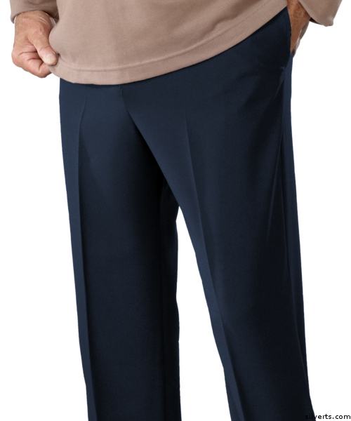 Mens Wheelchair Pant Size: Large, Color: Navy