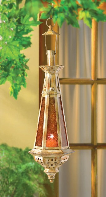 Picture of Zingz & Thingz 38373 Spire Moroccan Hanging Lantern